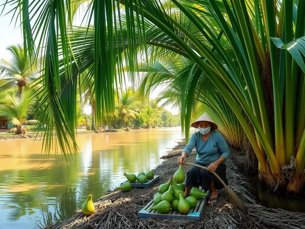 Đầu tư trồng dừa nước: Cơ hội vàng, làm giàu bền vững cho nông dân trahoaduanuoc.com