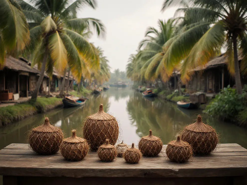 Sản phẩm lưu niệm du lịch từ hoa dừa nước: Độc đáo & Bền vững trahoaduanuoc.com